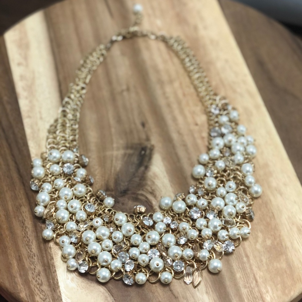 Pearl statement necklace